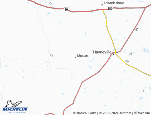 Carte MICHELIN Mosses - ViaMichelin