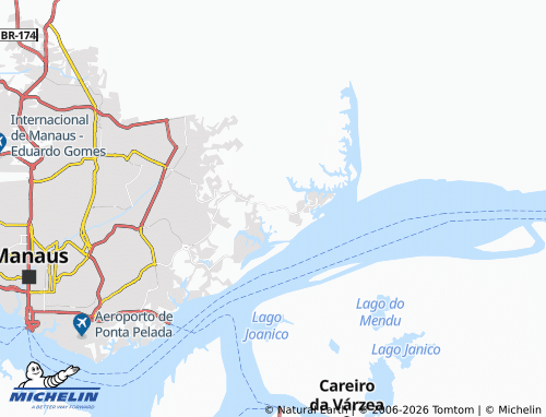 Carte MICHELIN Puraquequara - ViaMichelin