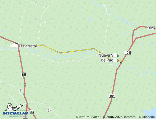 MICHELIN Santa Juana map - ViaMichelin