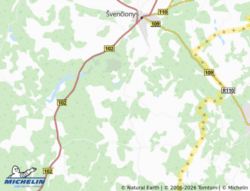 Mappa MICHELIN Naujas Strūnaitis - ViaMichelin