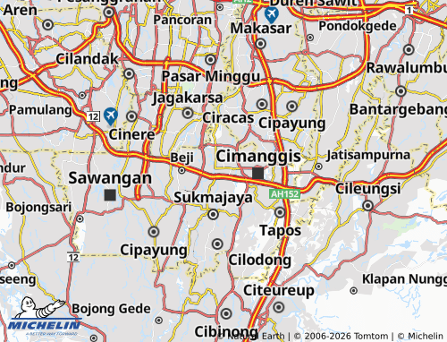 MICHELIN Bakti Jaya map - ViaMichelin