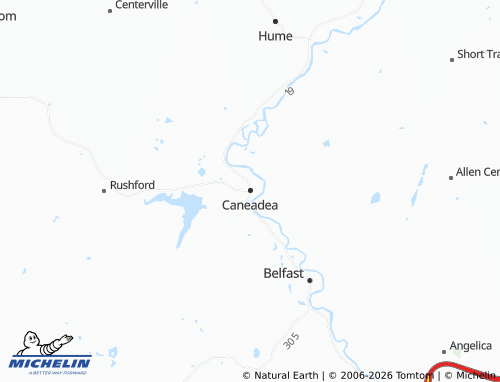 Carte MICHELIN Caneadea - ViaMichelin