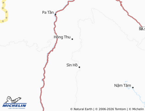 Mapa MICHELIN Phăng Sô Lin - ViaMichelin