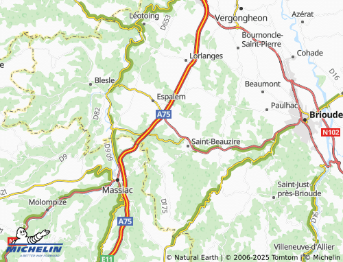 Mapa MICHELIN Les Bordes - ViaMichelin