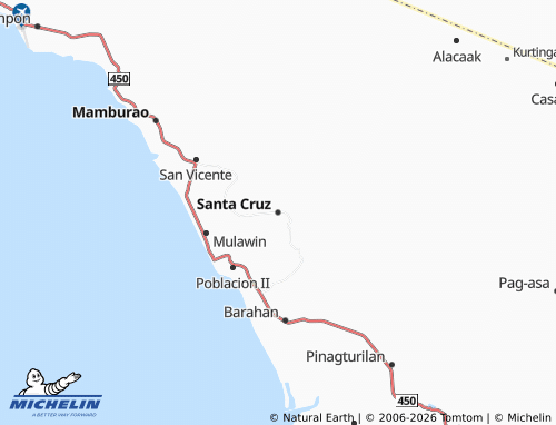 Mappa MICHELIN Santa Cruz - ViaMichelin