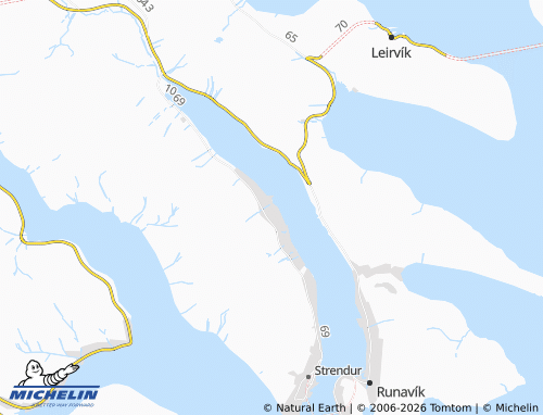 MICHELIN-Landkarte Skála - ViaMichelin