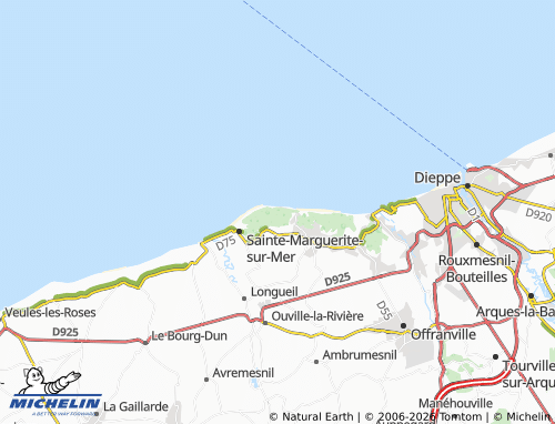 MICHELIN Vasterival map - ViaMichelin