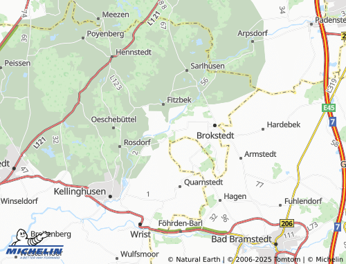 Kaart MICHELIN Rotensande - ViaMichelin