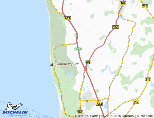 MICHELIN Normantai map - ViaMichelin