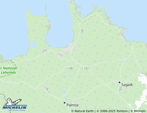 MICHELIN Koljaku map - ViaMichelin