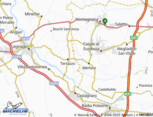 MICHELIN Case Falamischia map - ViaMichelin