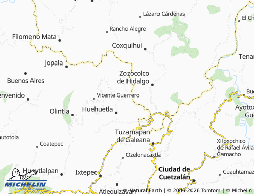 Mapa MICHELIN Xonalpu - ViaMichelin