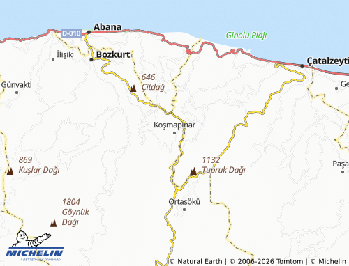 Mappa MICHELIN Koşmapınar - ViaMichelin