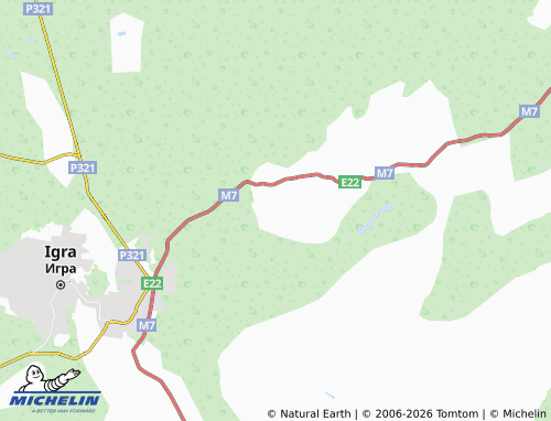 MICHELIN-Landkarte Gereyevo - ViaMichelin