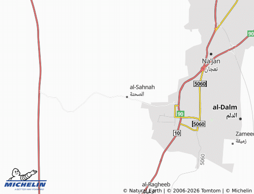 MICHELIN-Landkarte al-Sahnah - ViaMichelin