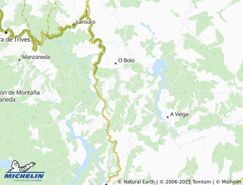 MICHELIN Valdanta (Santa María) map - ViaMichelin