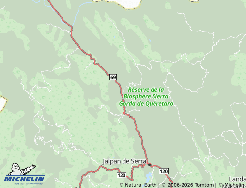 MICHELIN Ciénega map - ViaMichelin