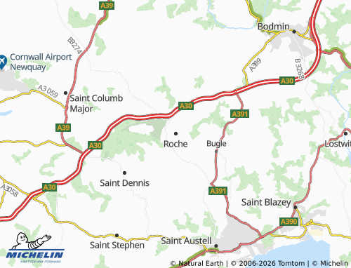 MICHELIN Roche map - ViaMichelin