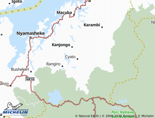 MICHELIN-Landkarte Cyato - ViaMichelin