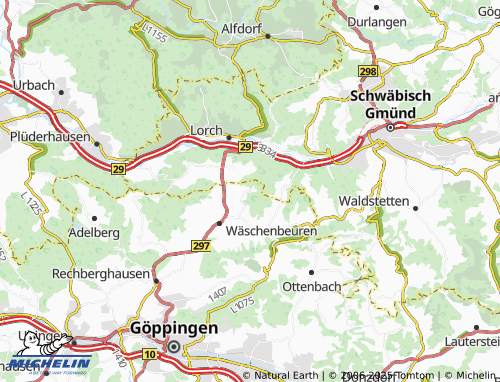 MICHELIN-Landkarte Lindenbronn - ViaMichelin