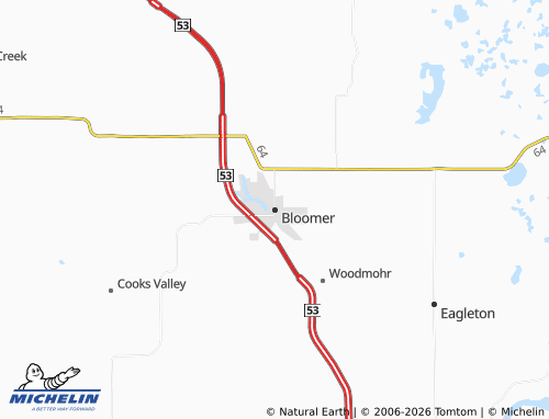 Mapa MICHELIN Bloomer - ViaMichelin