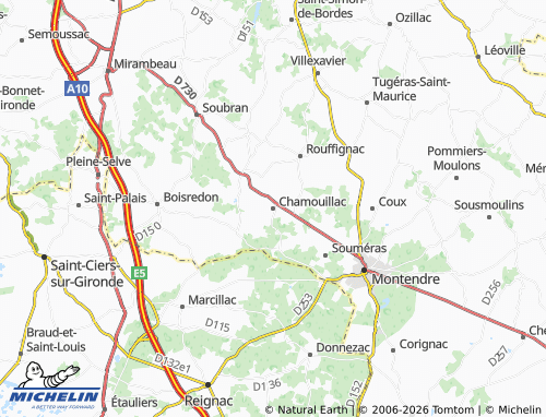 Mapa MICHELIN Chamouillac - ViaMichelin