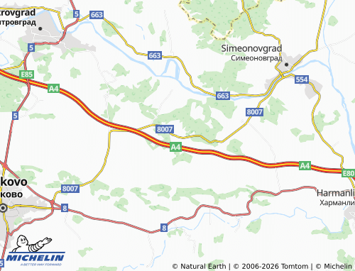 Mappa MICHELIN Aleksandrovo - ViaMichelin