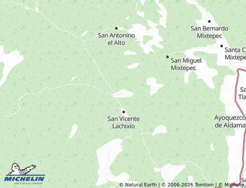 Mapa MICHELIN Santa María Lachixío - ViaMichelin