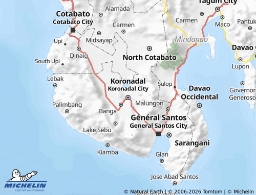Mappa MICHELIN South Cotabato - ViaMichelin