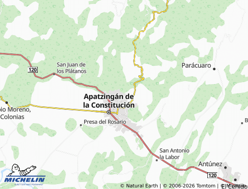 Mapa MICHELIN Luis Donaldo Colosio - ViaMichelin