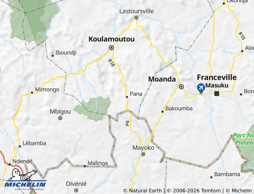 Mappa MICHELIN Lombo-Bouenguidi - ViaMichelin