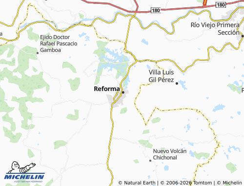 Mapa MICHELIN Carlos Salinas de Gortari - ViaMichelin