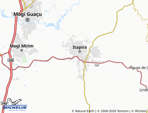 Mappa MICHELIN Santa Bárbara - ViaMichelin