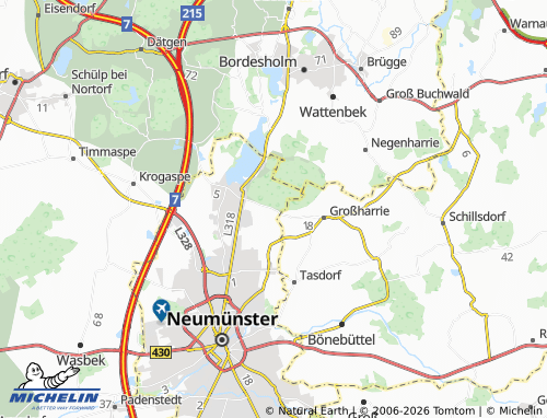 MICHELIN Blocksberg map - ViaMichelin