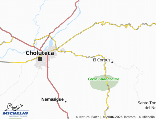 Mappa MICHELIN Santa Ana de Yusguare - ViaMichelin