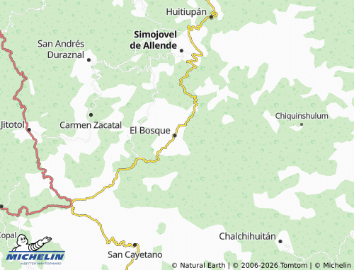 Kaart MICHELIN Las Monta - ViaMichelin