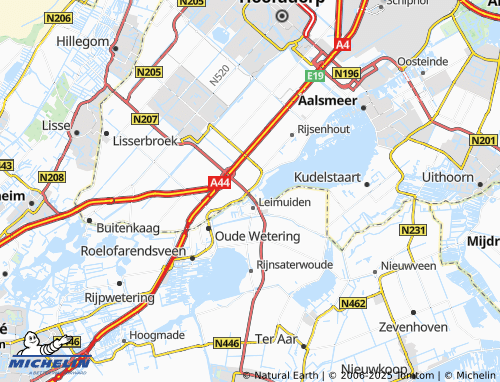 MICHELIN-Landkarte Leimuiderbrug - ViaMichelin
