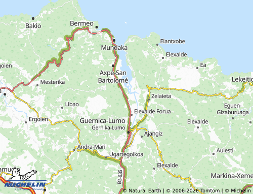 MICHELIN Kanpantxua map - ViaMichelin