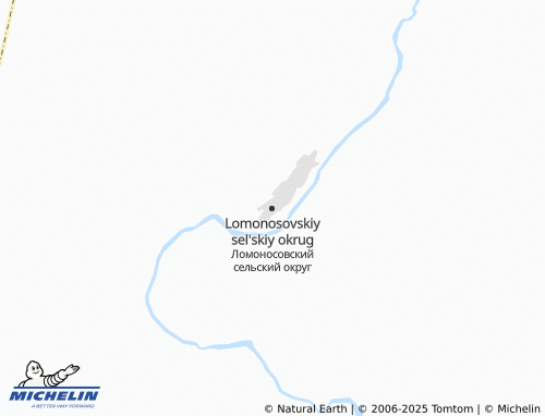 MICHELIN Lomonosovskiy sel'skiy okrug map - ViaMichelin