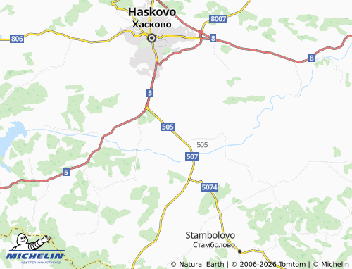 MICHELIN Manastir map - ViaMichelin