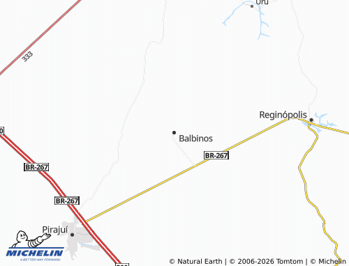 MICHELIN Balbinos map - ViaMichelin