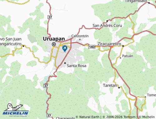 Mappa MICHELIN Los Cedros, Tejerías - ViaMichelin