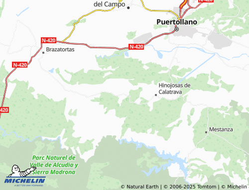 MICHELIN Cabezarrubias del Puerto map - ViaMichelin
