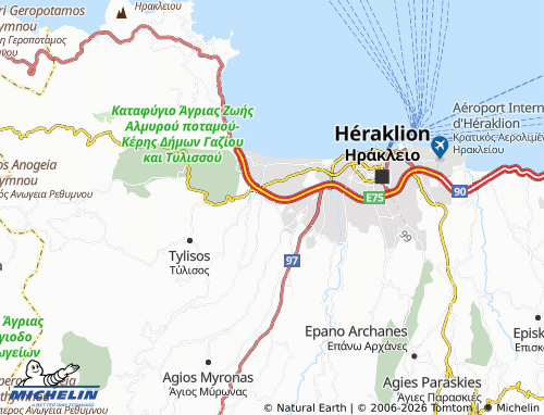 Mappa MICHELIN Kollyvas - ViaMichelin