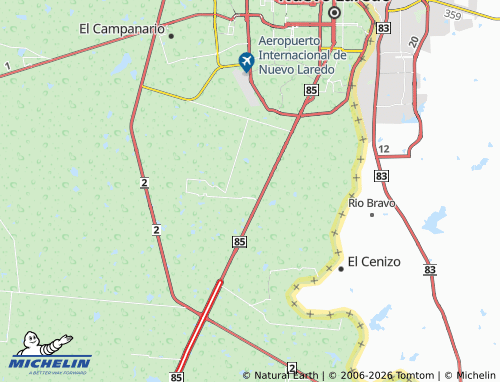 Mapa MICHELIN Valle Elizondo - ViaMichelin