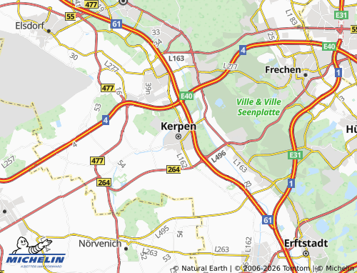 Mapa MICHELIN Kerpen - ViaMichelin