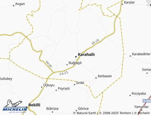 MICHELIN-Landkarte Dere - ViaMichelin