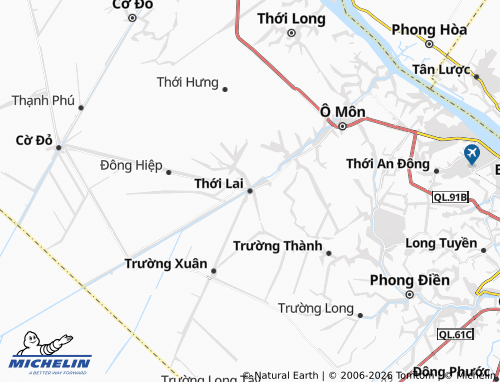 Kaart MICHELIN Thới Lai - ViaMichelin