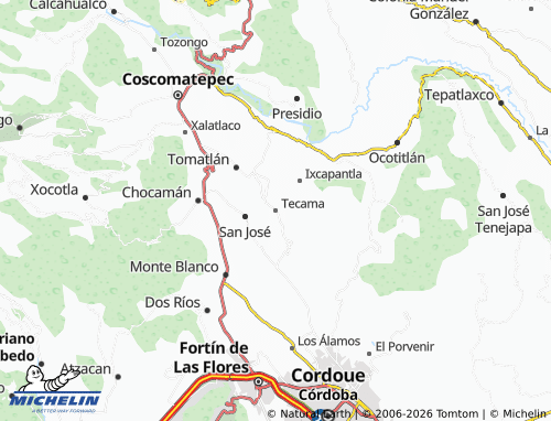 Mapa MICHELIN Tecama - ViaMichelin