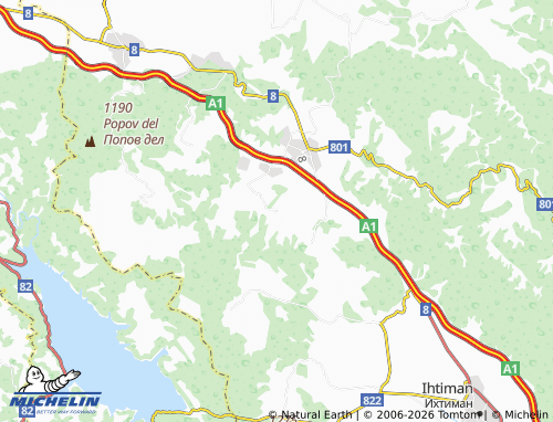 Mapa MICHELIN Popovtsi - ViaMichelin